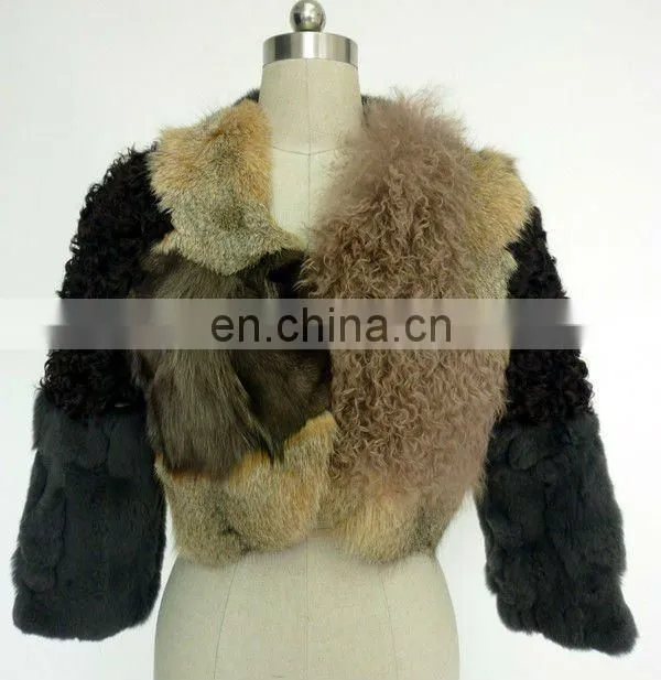 2012 new item short mink fur coat for girl