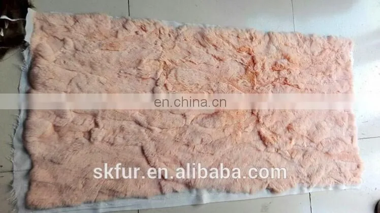 Factory direct supply softtextile rabbit fur blanket