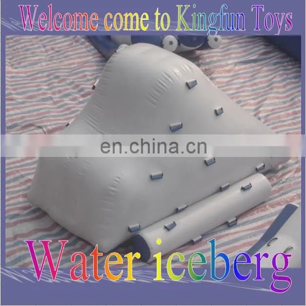 hot inflatable water park equipment, inflatable water iceburg