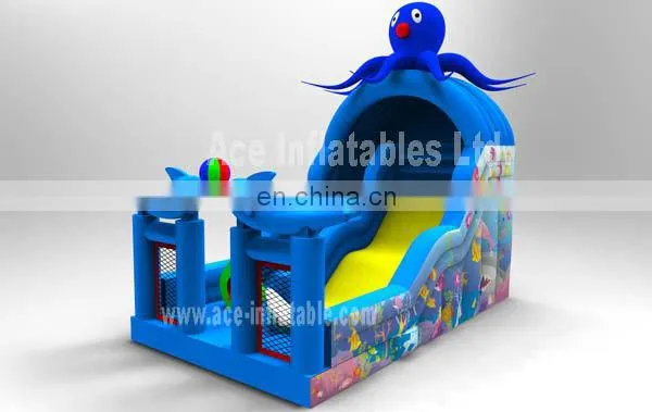 2013 New inflatable wet/dry slide