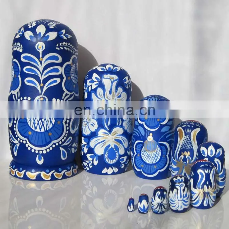 Wood Handmade Matryoshka stacking Nesting doll