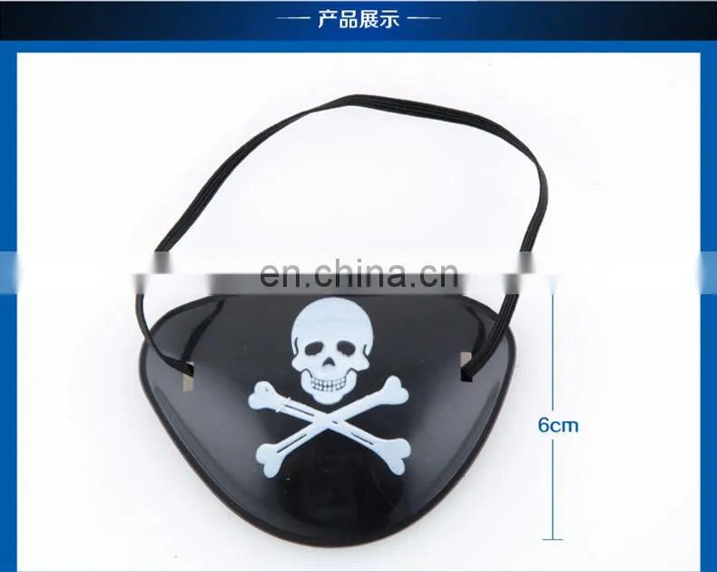 New arrival wholesale Halloween decoration Props Pirate single eye mask Goggles