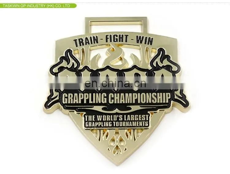 Promotional cheap customized your own design gold brass souvenir award sport medal