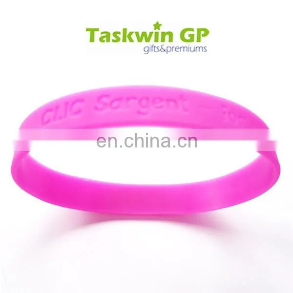 Hot sale custom hand bracelet silicone wristband rubber bracelet