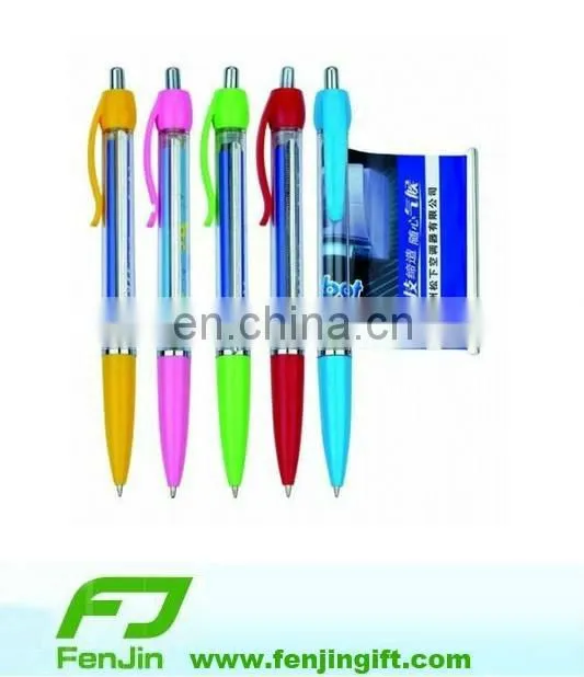 factory direct custom logo plastic pen