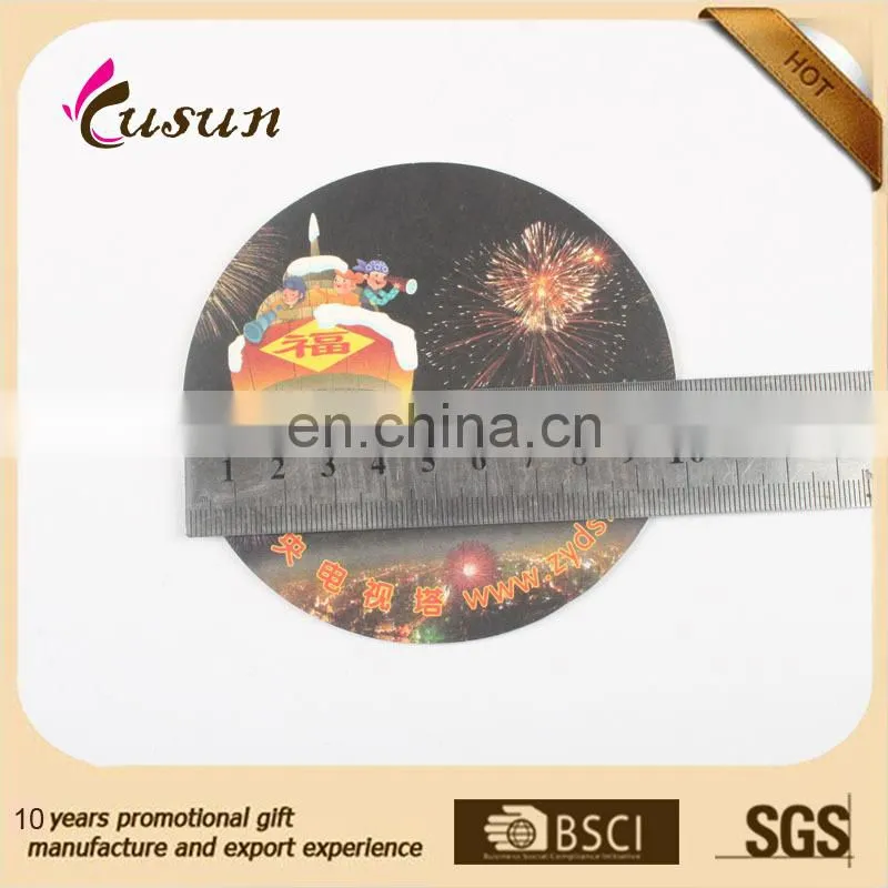 Promotional Round Absorbent Paper Drink Coaster Coffee Cup Coaster