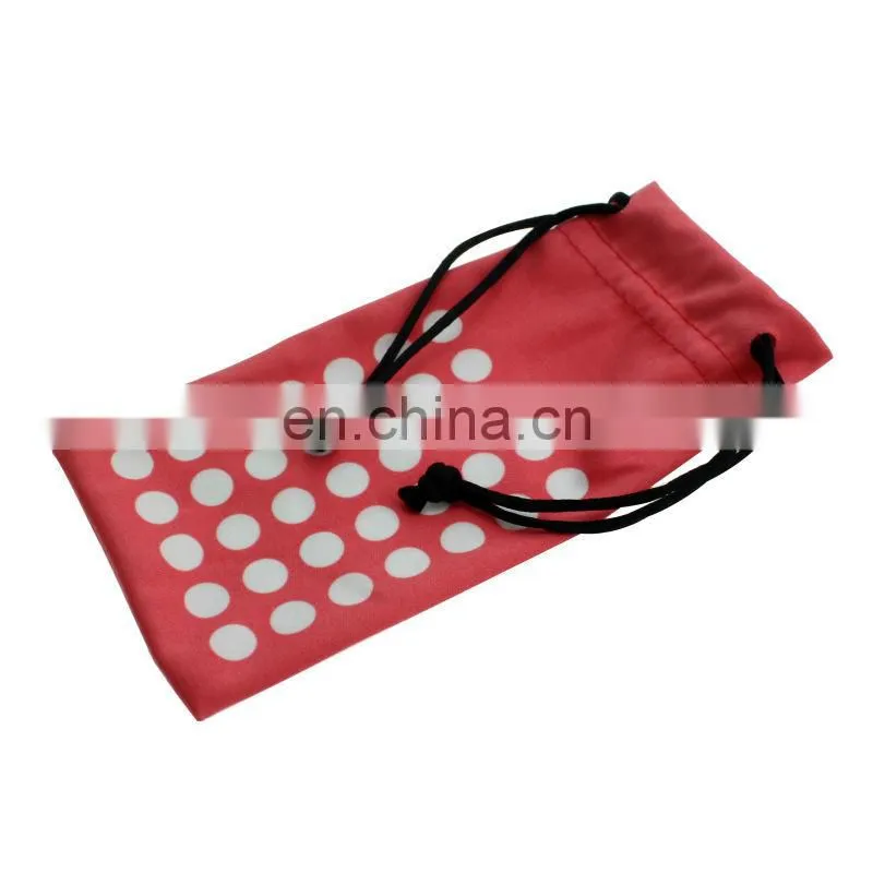nice lady printing colorful microfiber cosmetic pouch bag