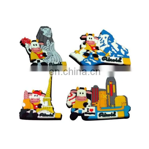 souvenir taiwan tourism soft pvc rubber magnet