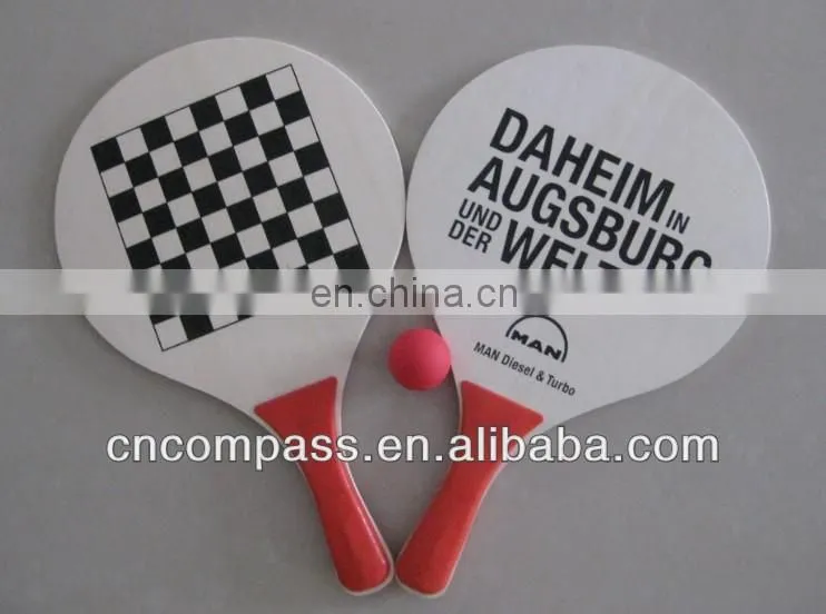 chess game racket /wood beach racket/game beach rackets