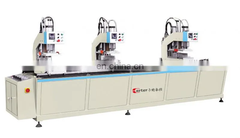 Shandong Carter window door equipment manufacturer upvc profile welding window plastic mullion welding machine