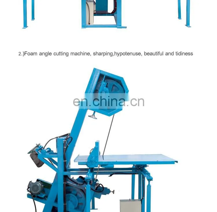 China supplier eva foam Automatic angle foam cutting machine