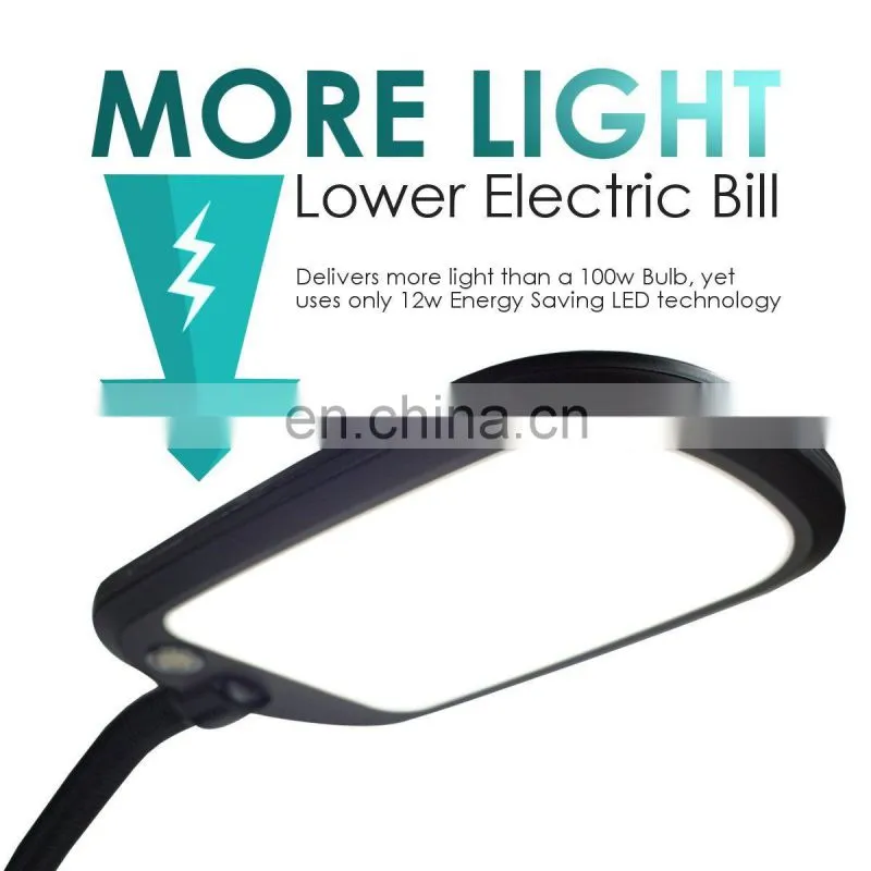 Simple design LED natuyal light reading desk table lamp