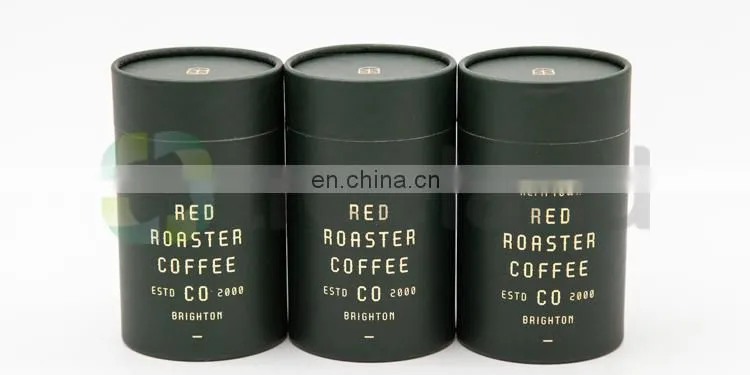 Fancy Coffee Packaging Custom Box Cylindrical Paper Box