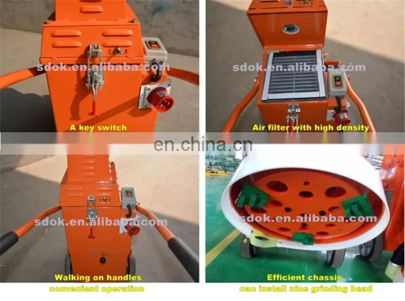 Used htc floor grinder marble floor polishing concrete grinder machines