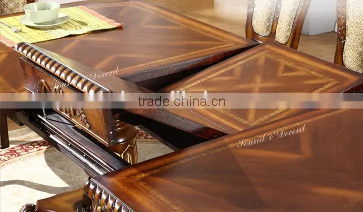 Wooden dining table set