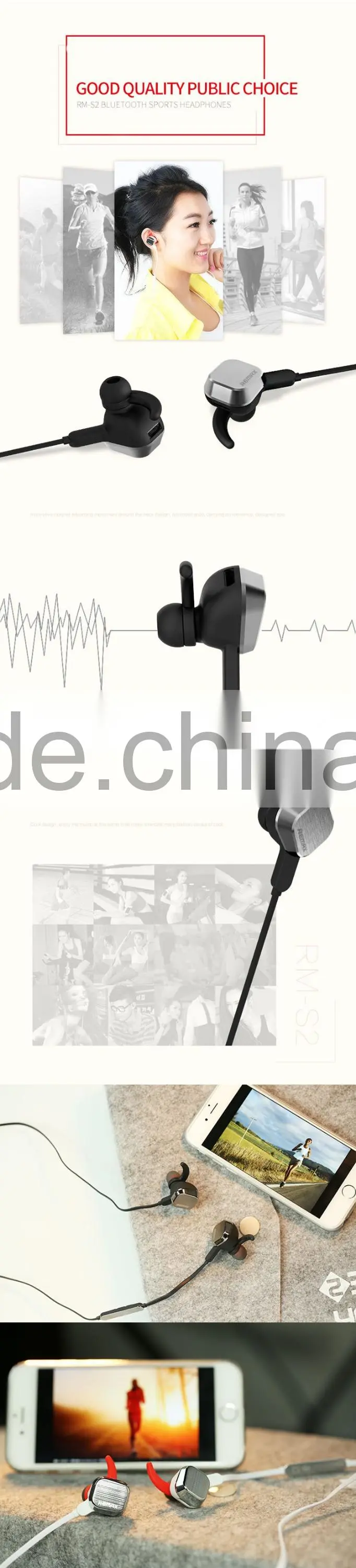 china wholesale Sports Stereo Bluetooth Headset bluetooth stereo earphone mobile earphone sports wireless earphone