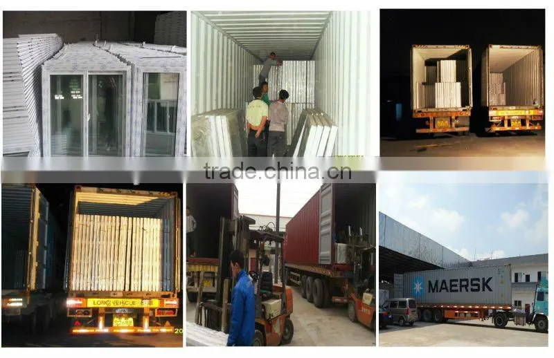 foshan wanjia factory upvc top hung window