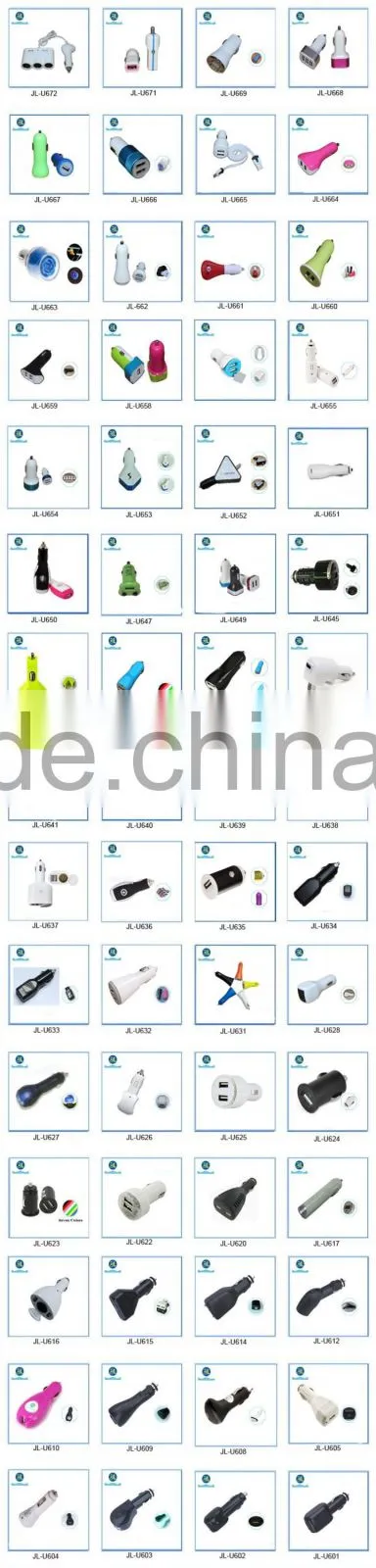 2016 trade show hot sale product square shape 12v dual ports usb car battery charger