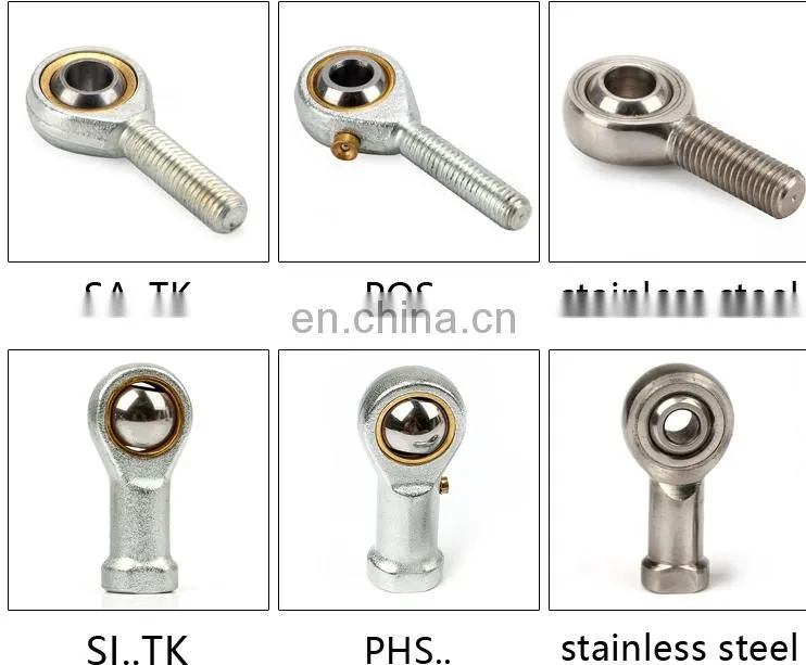 Extermal thread series original chrome steel 10 mm rod end bearings POS10 POS12 POS14 POS16 POS18 POS20 POS22 POS25