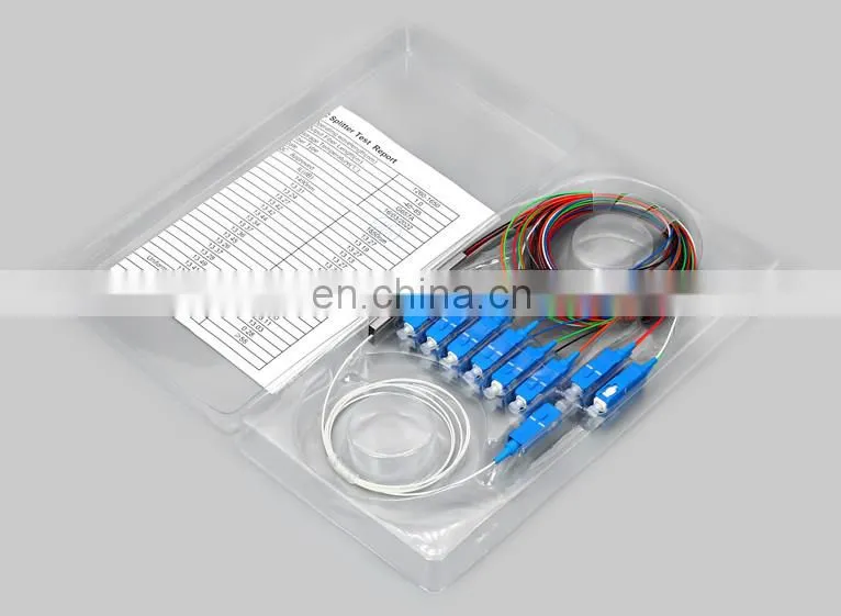plc splitter plc 1 x 2 SC/UPC splitter rmini fiber optic plc splitter