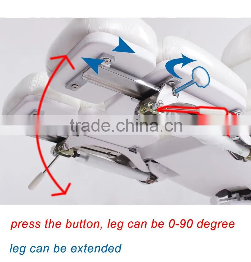 beauty salon furniture electric massage facial beds with ary;ic base