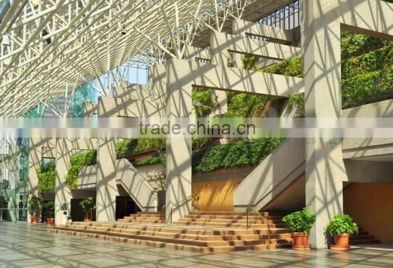 Space large and bright stainless steel frame atrium roof