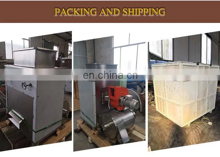 stainless steel roasted cacao cocoa beans peeling shell shelling machine