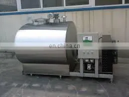 fresh dairy milk cooling storage tank farm milk plants direct expansion refrigeration