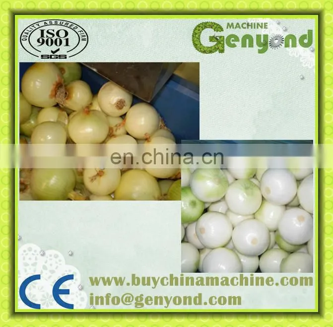 Automatic Onion peeling and root cutting machine
