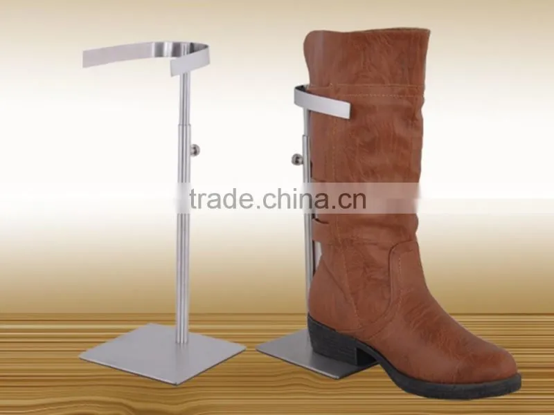 Boot Stand wholesale, Metal Black Boot Display Stand