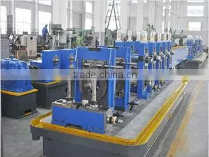 high frequency welded pipe mill line