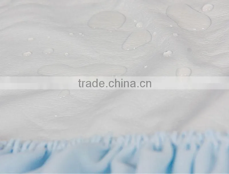 Healthy eco-friendly waterproof bed encasement with zipper