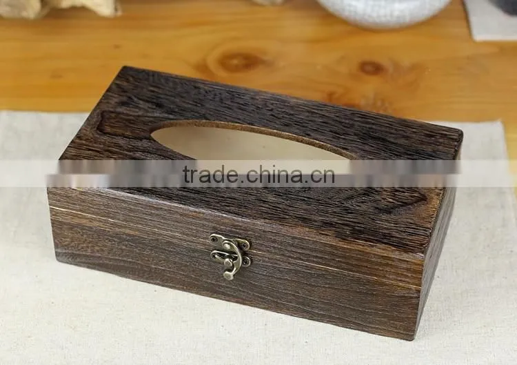 Searun facial tissue box,wooden tissue box,wood holder for tissue