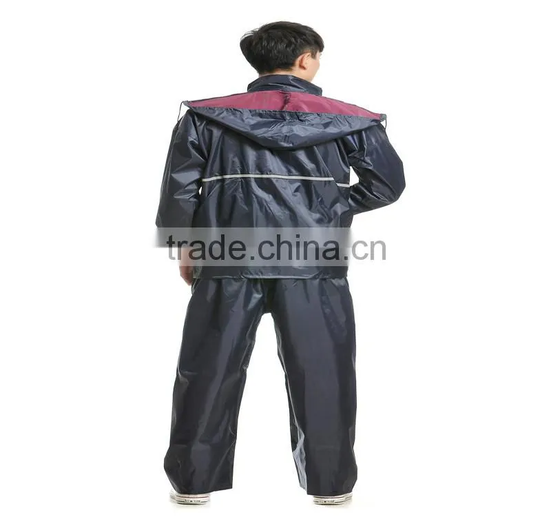 YANLI 100% waterproof, oxford poncho raincoat/rain poncho for adult