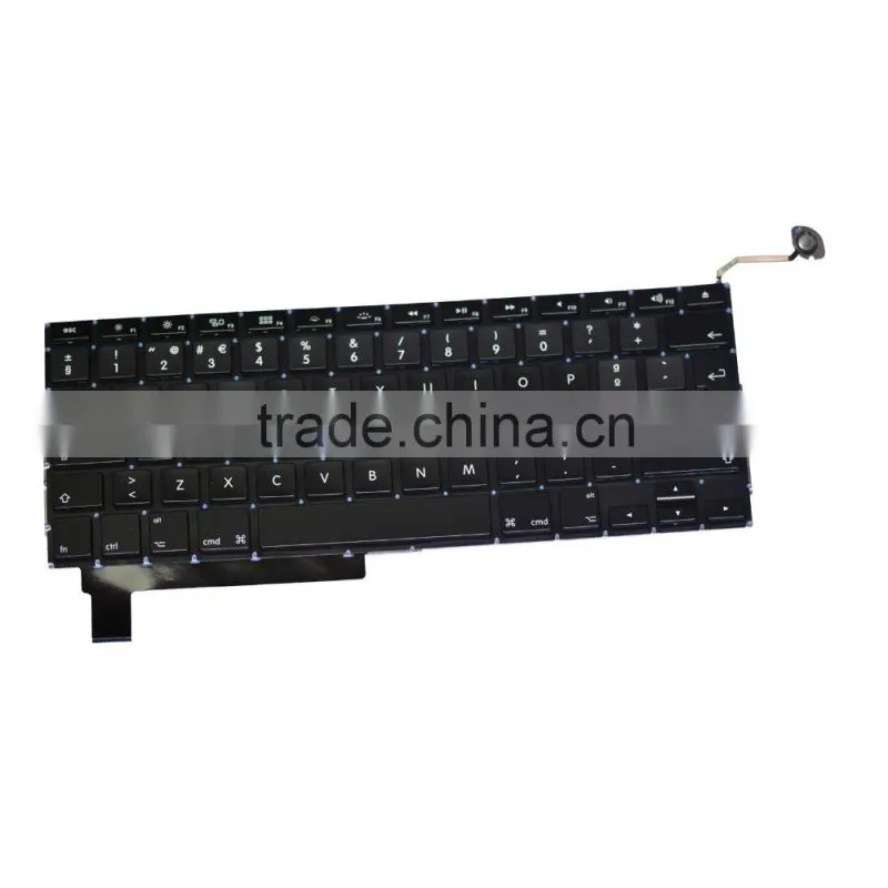 Factory Price Portuguese keyboard Replacement For Laptop Macbook Pro A1286 2008-2012