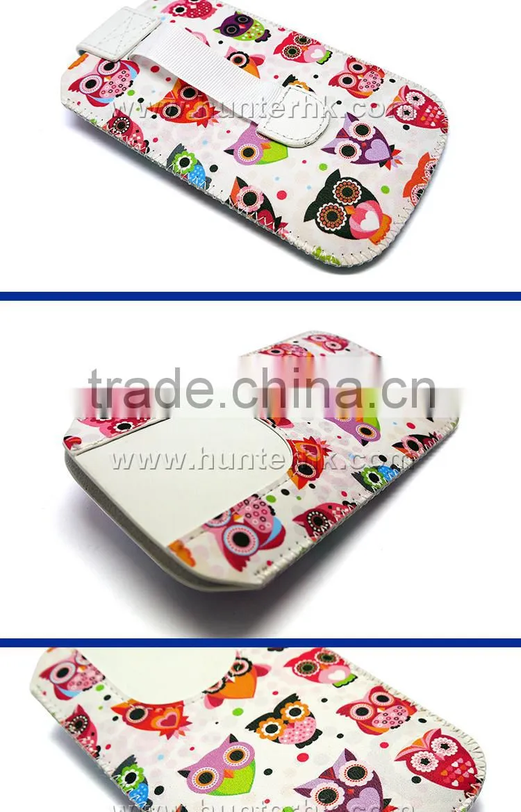 Owls Pattern PU Leather Pouch For Samsung Galaxy N9000