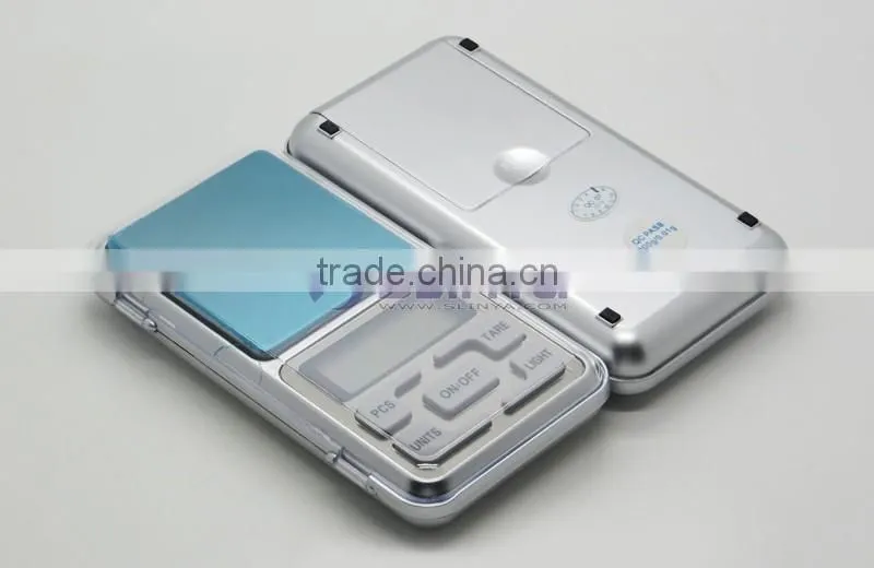 MH-500 Scale 500g/0.1g High Precision Blue LCD Pocket Weighing Scale