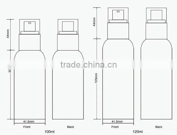 beautiful raw material good technique eco-friendly blowing PET bottle