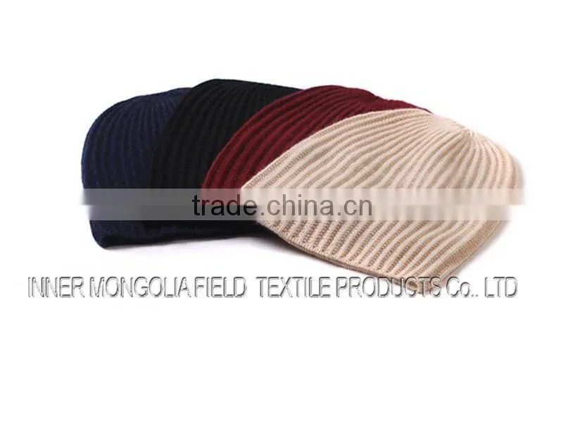 Knitted Pattern and Beanie Winter Hat Type knitted hat
