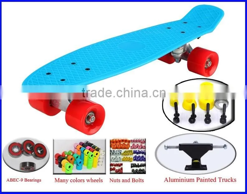 Pro Plastic Pastel Mini Cruiser Skateboard with EN13613, CPSIA, CPSC