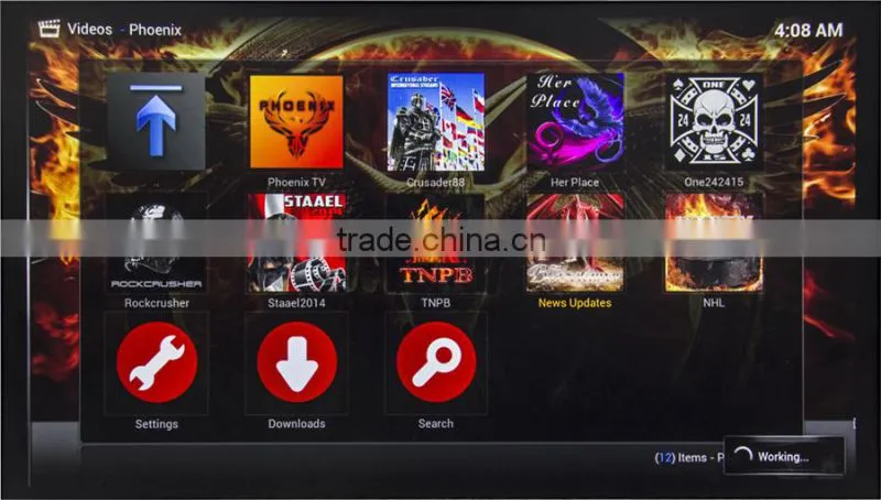 New Arrive Kodi Fully Loaded Z4 RK3368 OCTA Core Android 5.1 Lollipop OS Smart TV Box 2GB/16GB 4K Media Player 5G Wifi