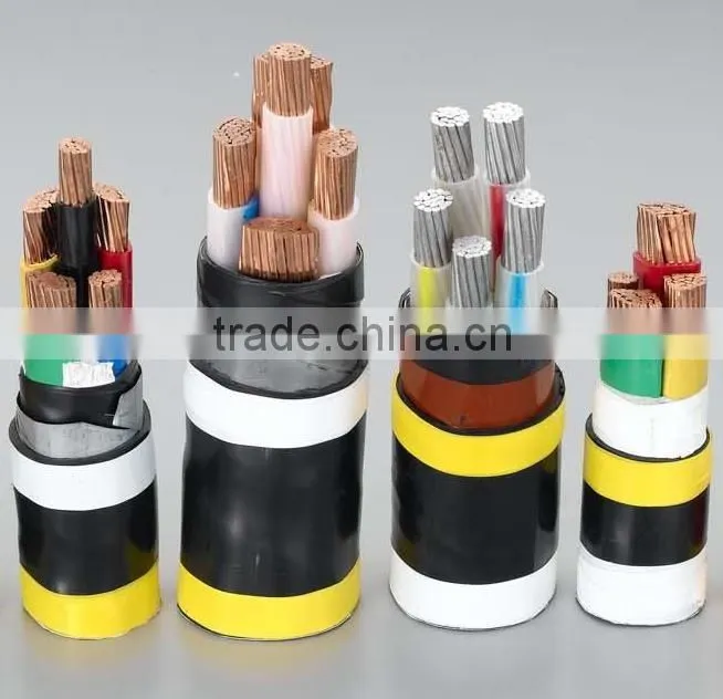 Best seller PVC/PE/XLPE/Copper 4 core PVC insulated power cable/China supplier electric wires cables