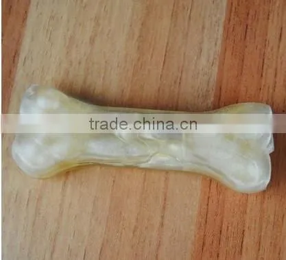 rawhide dog pressed bone dog chew