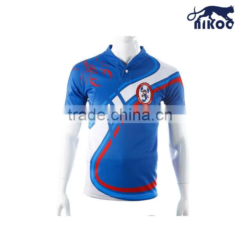 sublimation rugby jersey fabric