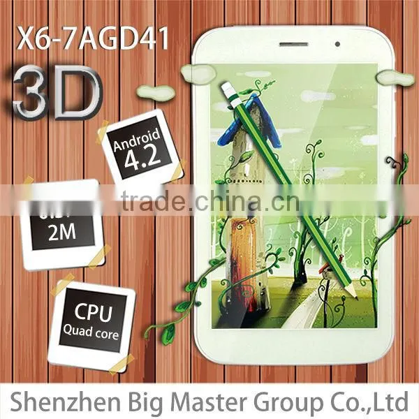 fashion new vision tablet pc android naked eye 3d tablet pc with low price