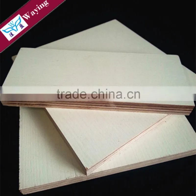 white melamine coated plywood for modern kitchen cabinets