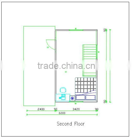 lastest design high quality luxury prefabricated houses/ cheap and easy assemble hoete/fast install small homes plan