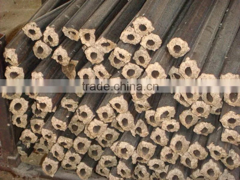 Hexagon type charcoal machine /sawdust briquette pressing machine