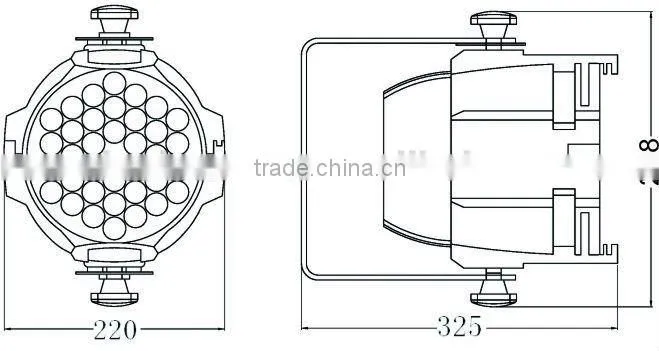 high power indoor LED par 36*3w RGB