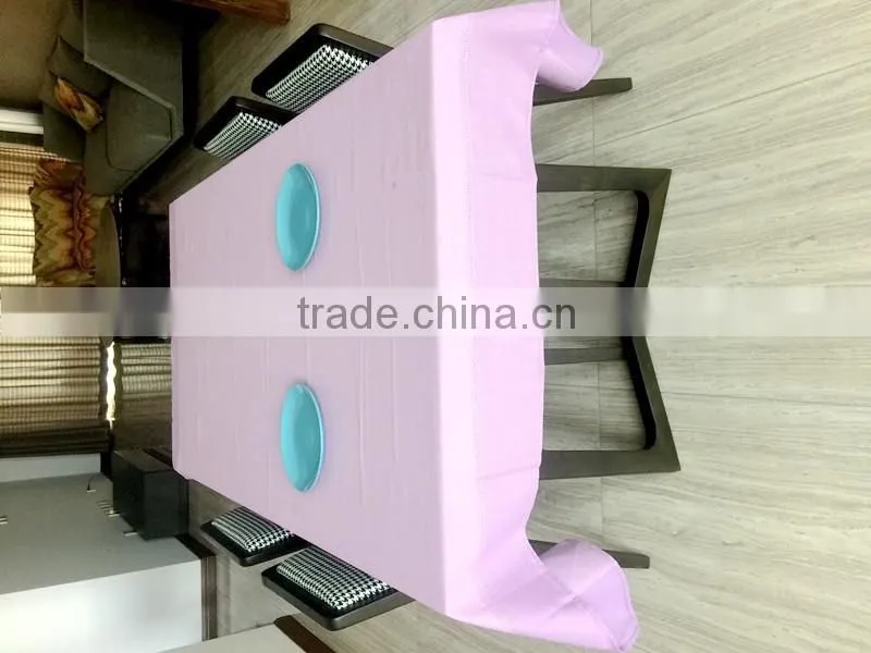 100%polyester slubby yarn table cloth